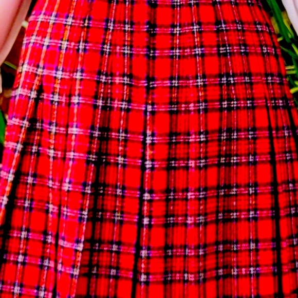 🌹Norton McNaughton Pleaded Wool Blend Skirt - Picture 2 of 6